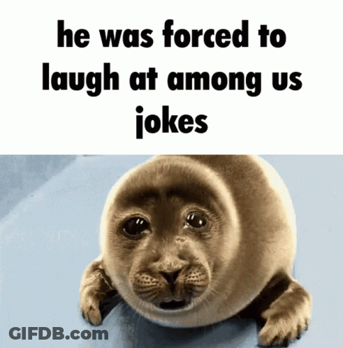 Seal Forced To Laugh At Among Us Jokes GIF