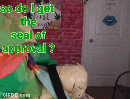Seal Of Approval Sign GIF