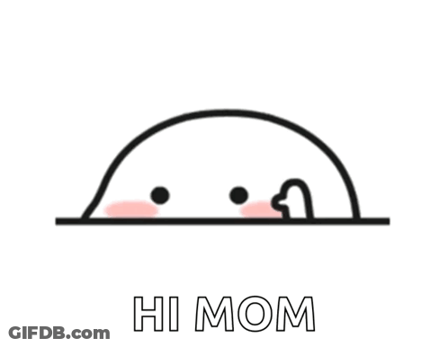 Seal Saying Hi Mom GIF