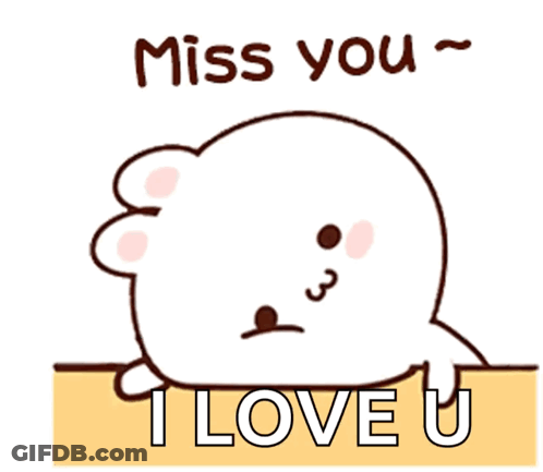 Seal Saying Miss You And I Love You GIF