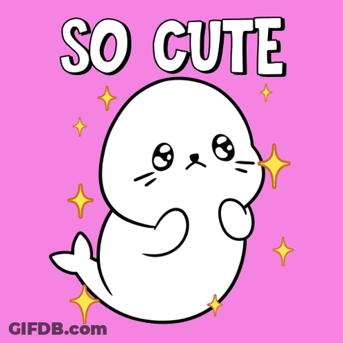 Seal Saying So Cute GIF