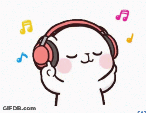 Seal Wearing Headphones Listening To Music GIF