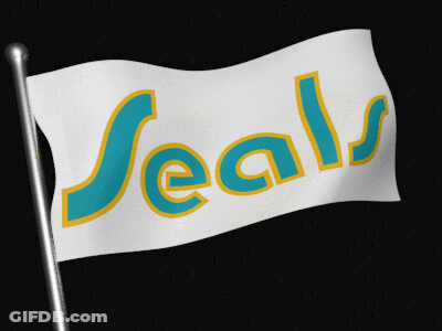 Seals Flag Waving In Wind GIF