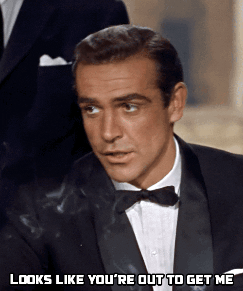 Sean Connery James Bond Action Movie GIF