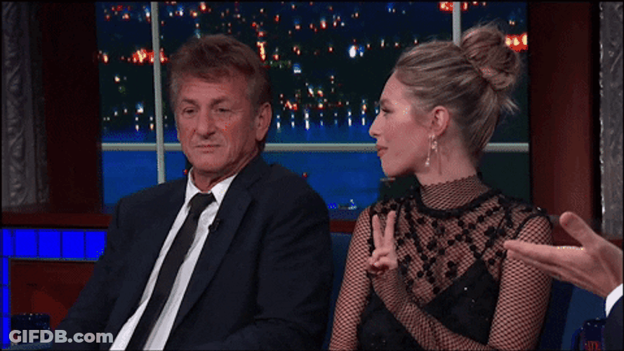Sean Penn Spicoli Dylan Frances Penn GIF
