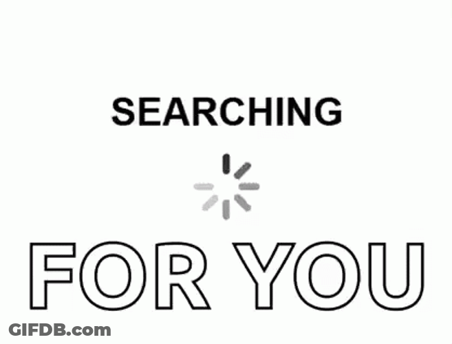 Searching For You Loading Screen Design GIF