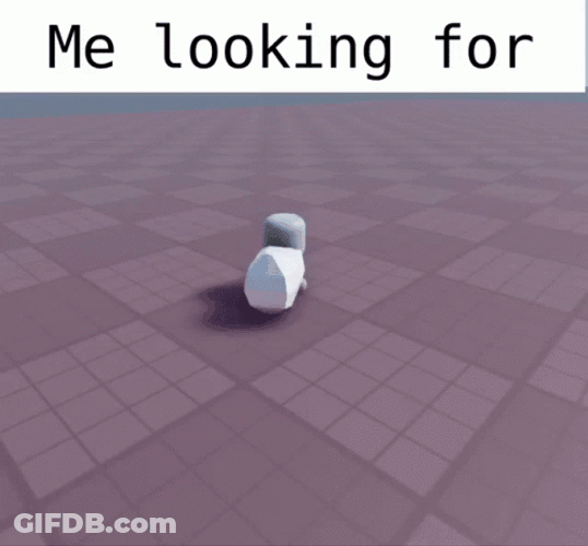Searching Roblox Piece Looking Around Meme GIF
