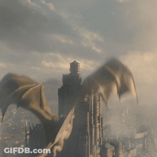 Seasmoke Dragon Flew Into The Building GIF