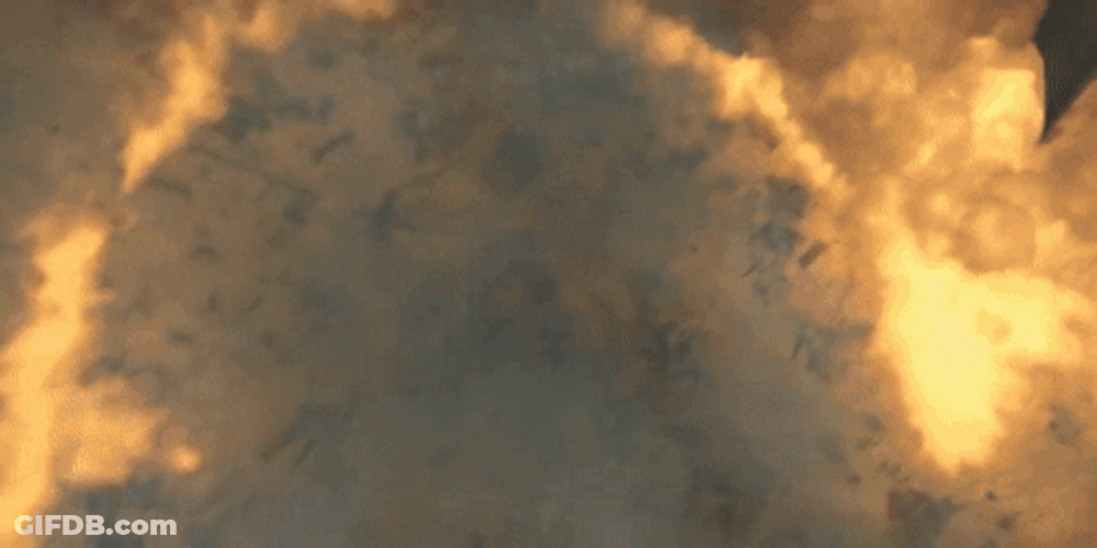 Seasmoke Dragon Leaving The Battle Field GIF