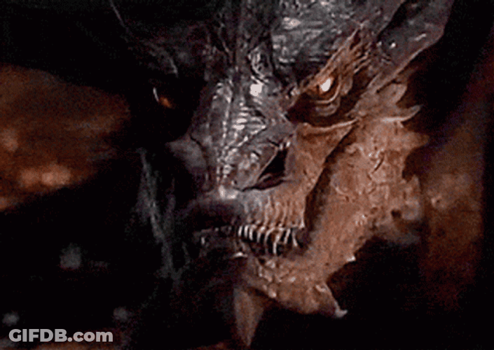 Seasmoke Dragon Scary Face GIF