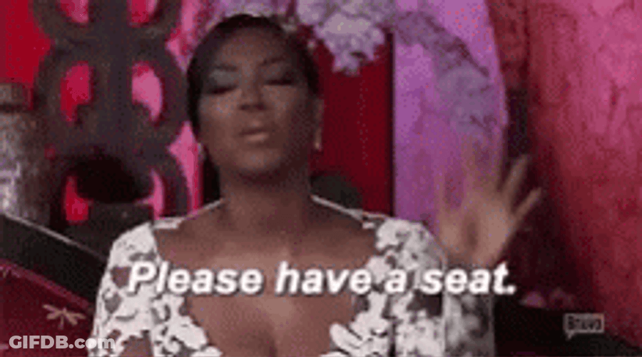 Seats Taken Please GIF