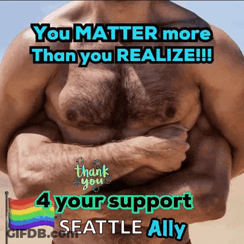 Seattle I Love You Hipster Pride Poster GIF