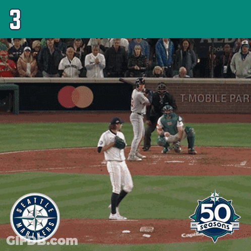 Seattle Mariners Vs San Diego Padres Baseball Game GIF