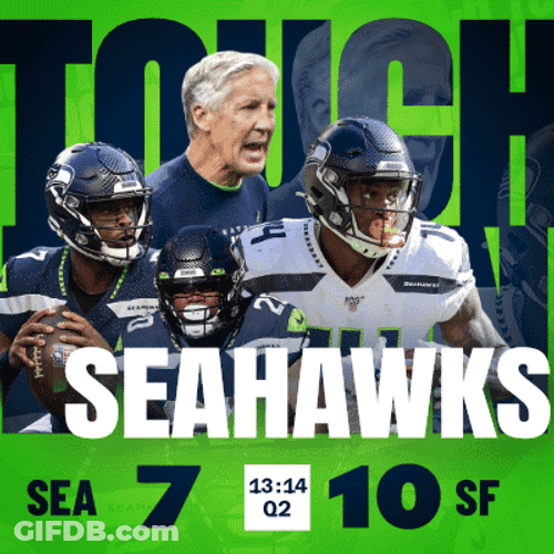 Seattle Seahawks 2Nd Quarter Touch Down GIF