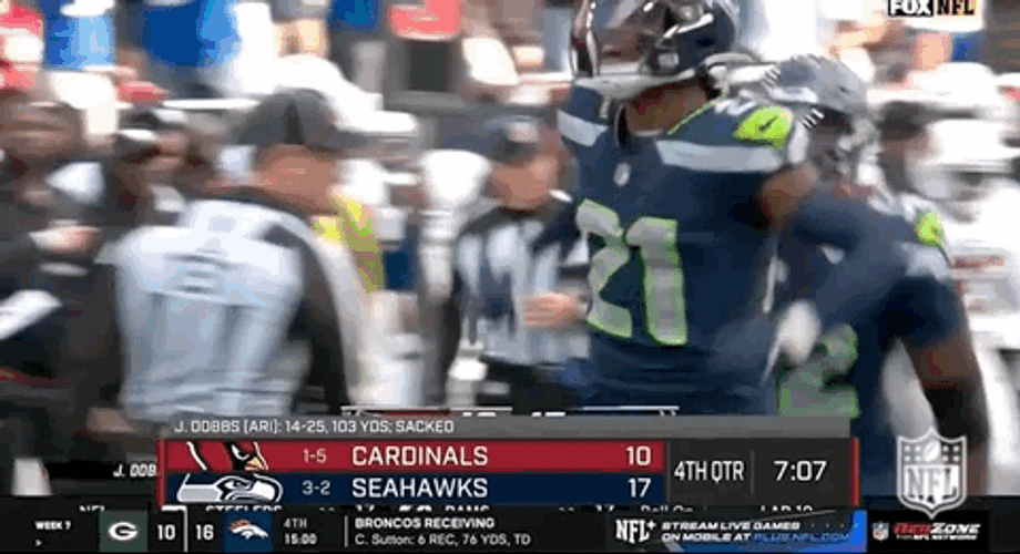 Seattle Seahawks Devon Witherspoon So Happy GIF