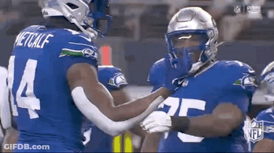 Seattle Seahawks Dk Metcalf Joyous Day GIF
