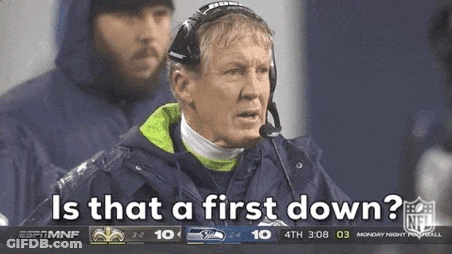 Seattle Seahawks Head Coach Asking GIF