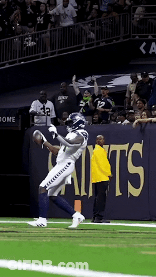Seattle Seahawks Player Backward Dance GIF