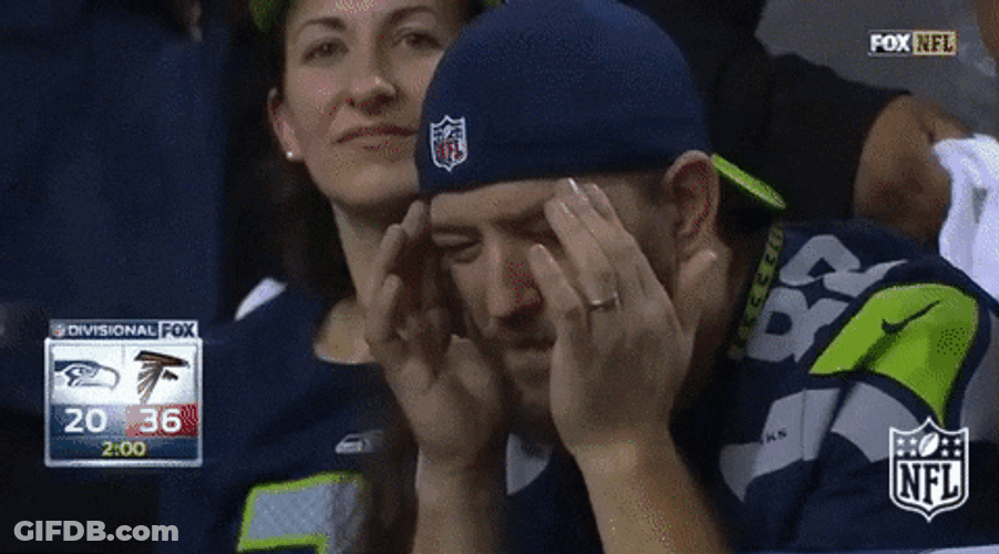 Seattle Seahawks Supporter Thrilled GIF