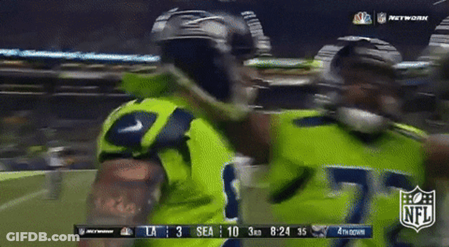Seattle Seahawks Team Hug GIF