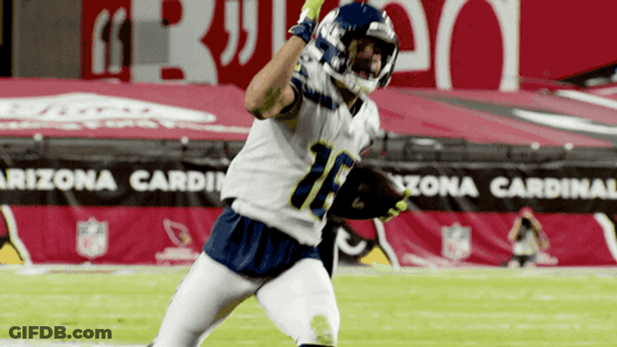 Seattle Seahawks Tyler Lockett Spinning GIF