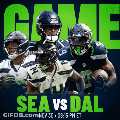Seattle Seahawks Vs Dallas Game Day GIF
