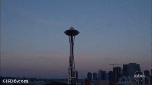 Seattle Space Needle GIF