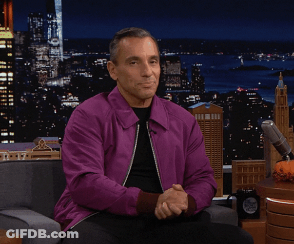 Sebastian Maniscalco Shrugs GIF
