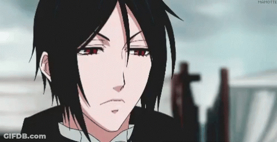Sebastian Michaelis Anime Happy Smile GIF