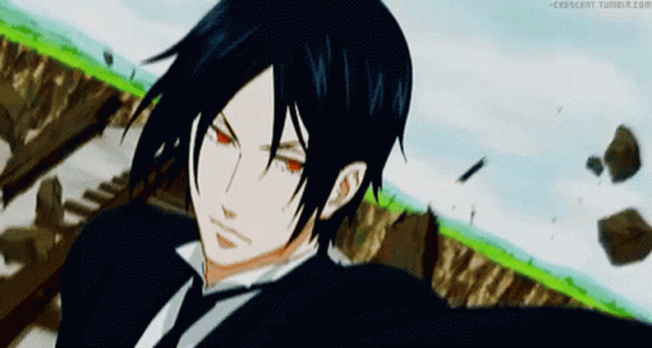 Sebastian Michaelis Black Butler Anime Power GIF