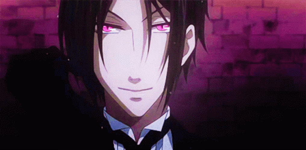 Sebastian Michaelis Black Butler Bite Glove GIF