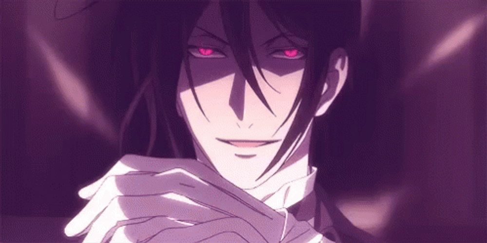 Sebastian Michaelis Black Butler Remove Gloves GIF