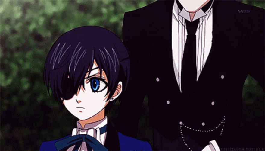 Sebastian Michaelis Ciel Anime Whisper GIF