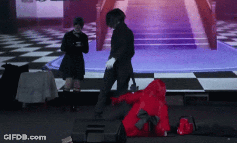 Sebastian Michaelis Grell Sutcliff Live Stage GIF