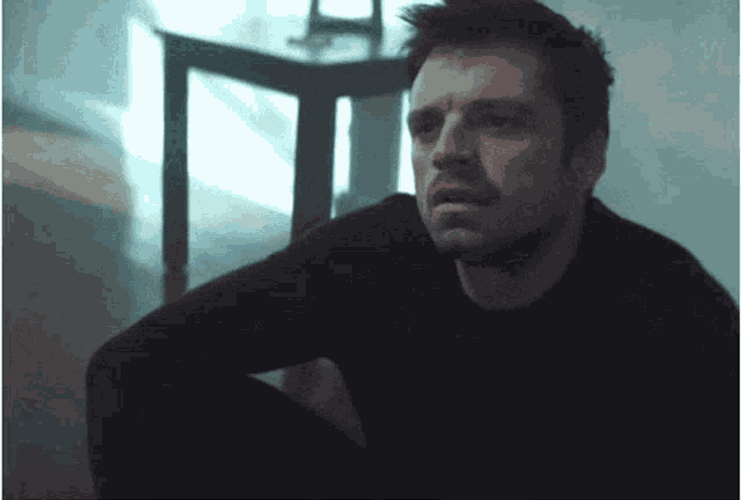 Sebastian Stan Heavy Sigh GIF