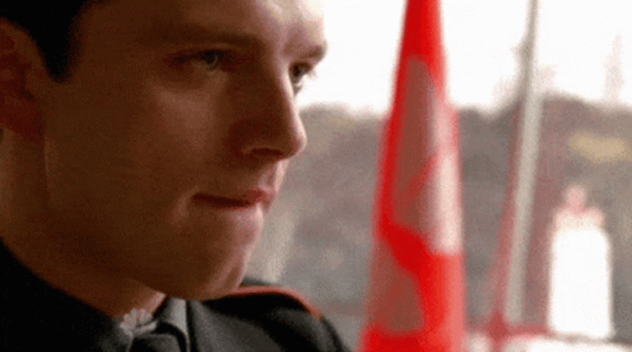 Sebastian Stan Simple Lip Bite GIF