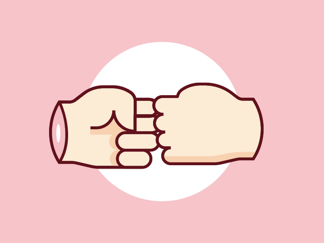 Secret Handshake Animation GIF