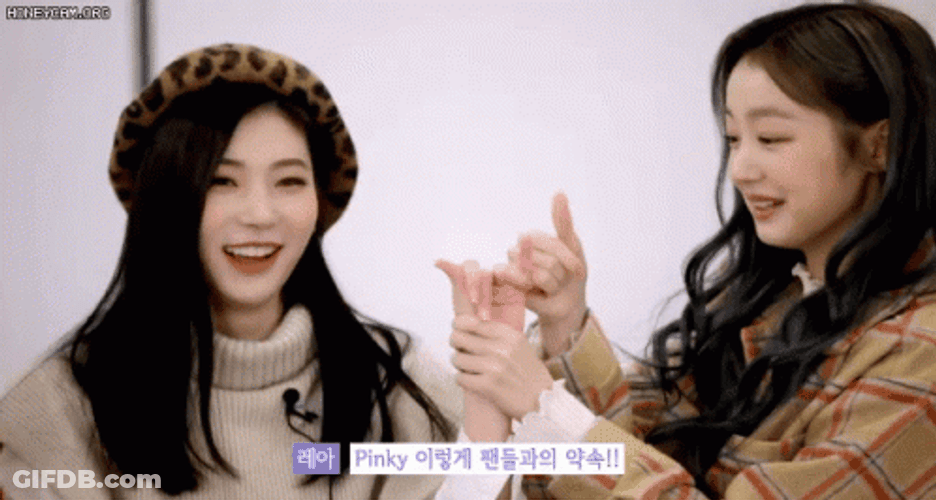 Secret Number Pinky Swear GIF