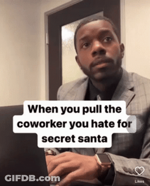 Secret Santa Coworker GIF