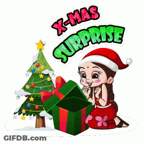 Secret Santa Surprise GIF