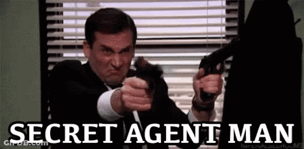 Secret Service Agent Michael Scott GIF