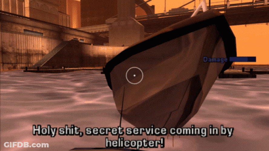 Secret Service Coming In By Helicopter GIF