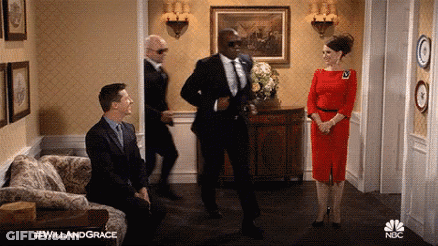 Secret Service In Response GIF