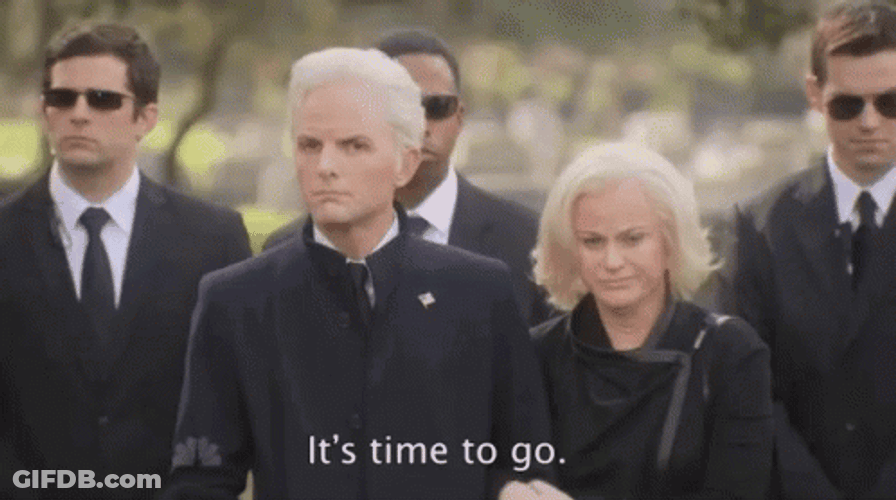 Secret Service It's Time To Go GIF