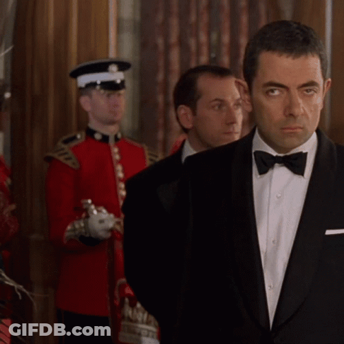 Secret Service Rowan Atkinson GIF