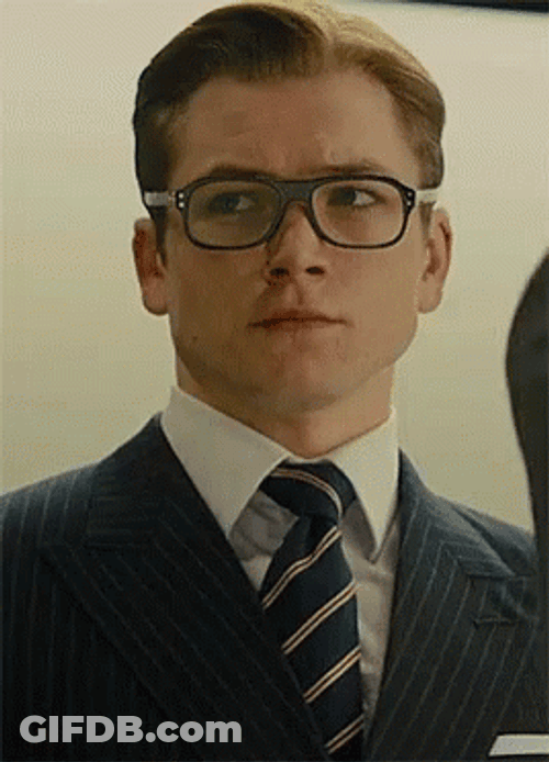 Secret Service Taron Egerton GIF