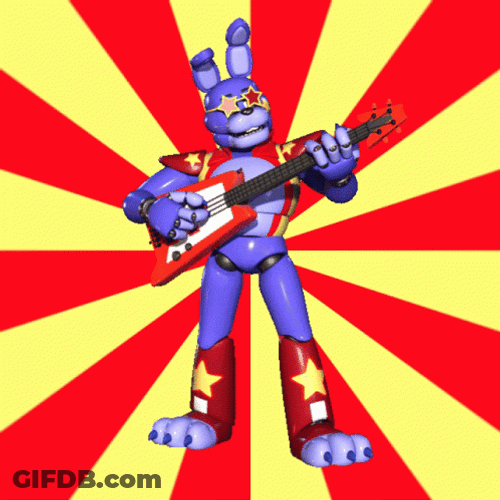 Security Breach Playing Guitar GIF