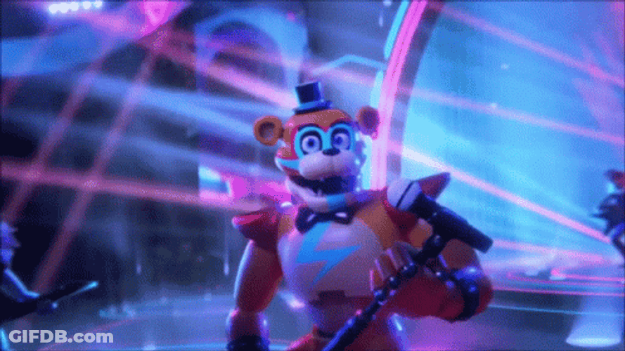 Security Breach Singing Performance GIF