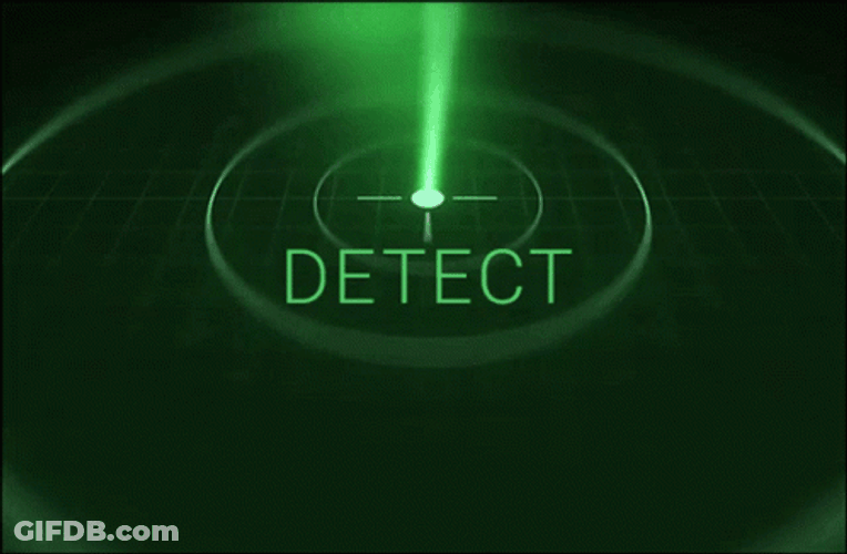 Security Detection Radar Spinning GIF