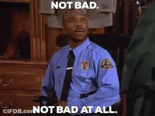 Security Guard Asking Where Gift Is GIF
